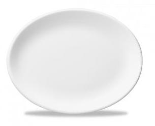 Teller oval 28 cm L, White