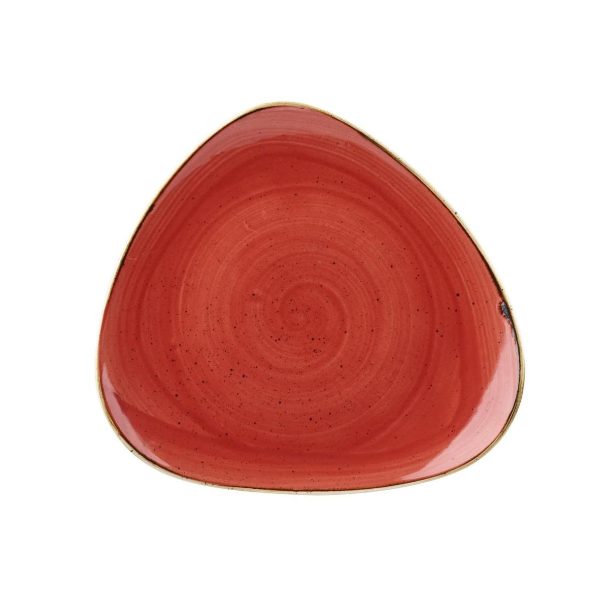 Teller Triangle Ø 22.9 cm, Berry Red