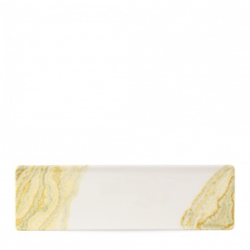 Platte flach 29.5 x 8.8 cm, Tide Gold