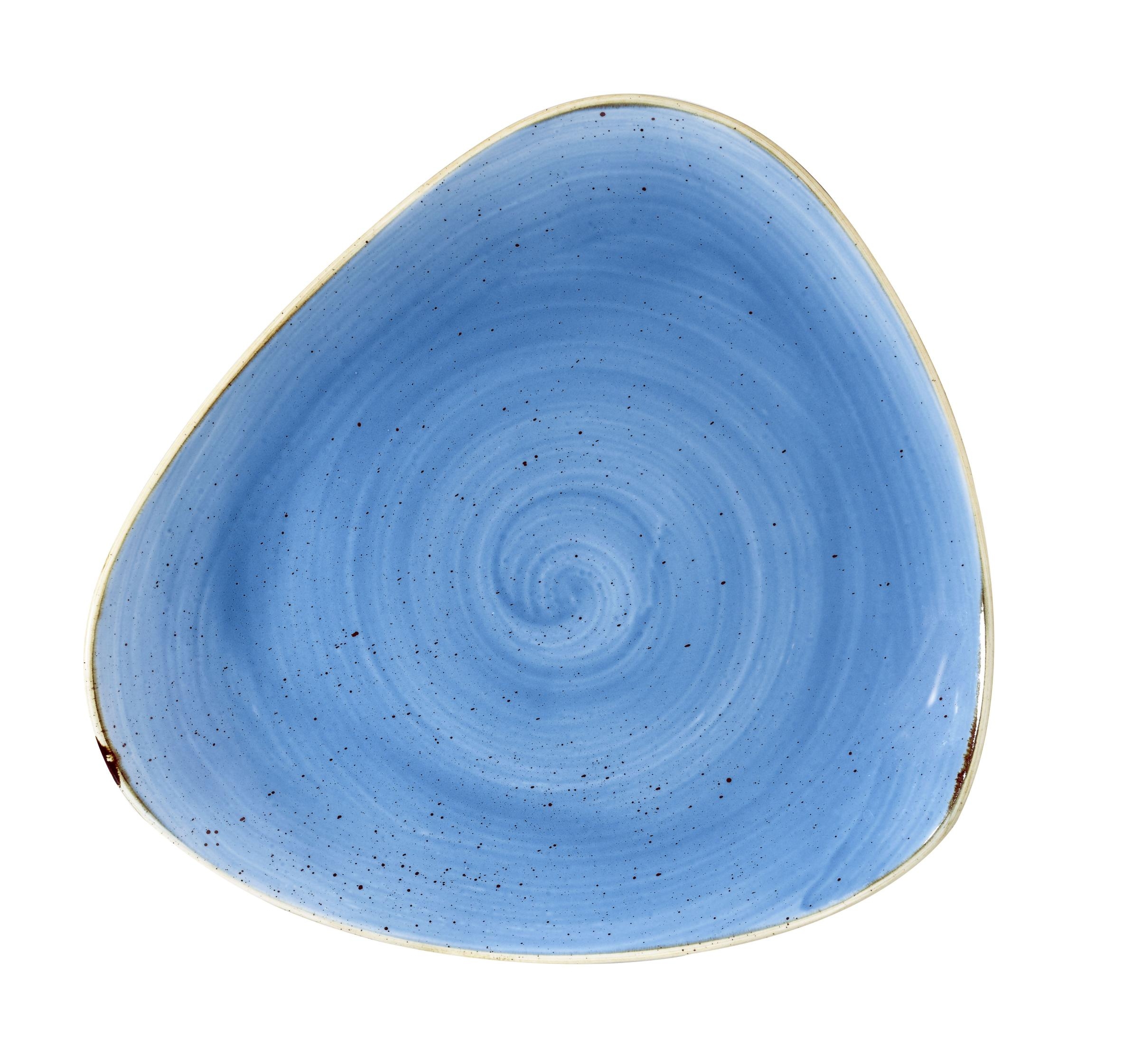 Teller Triangle 26.5 cm Cornflower Blue