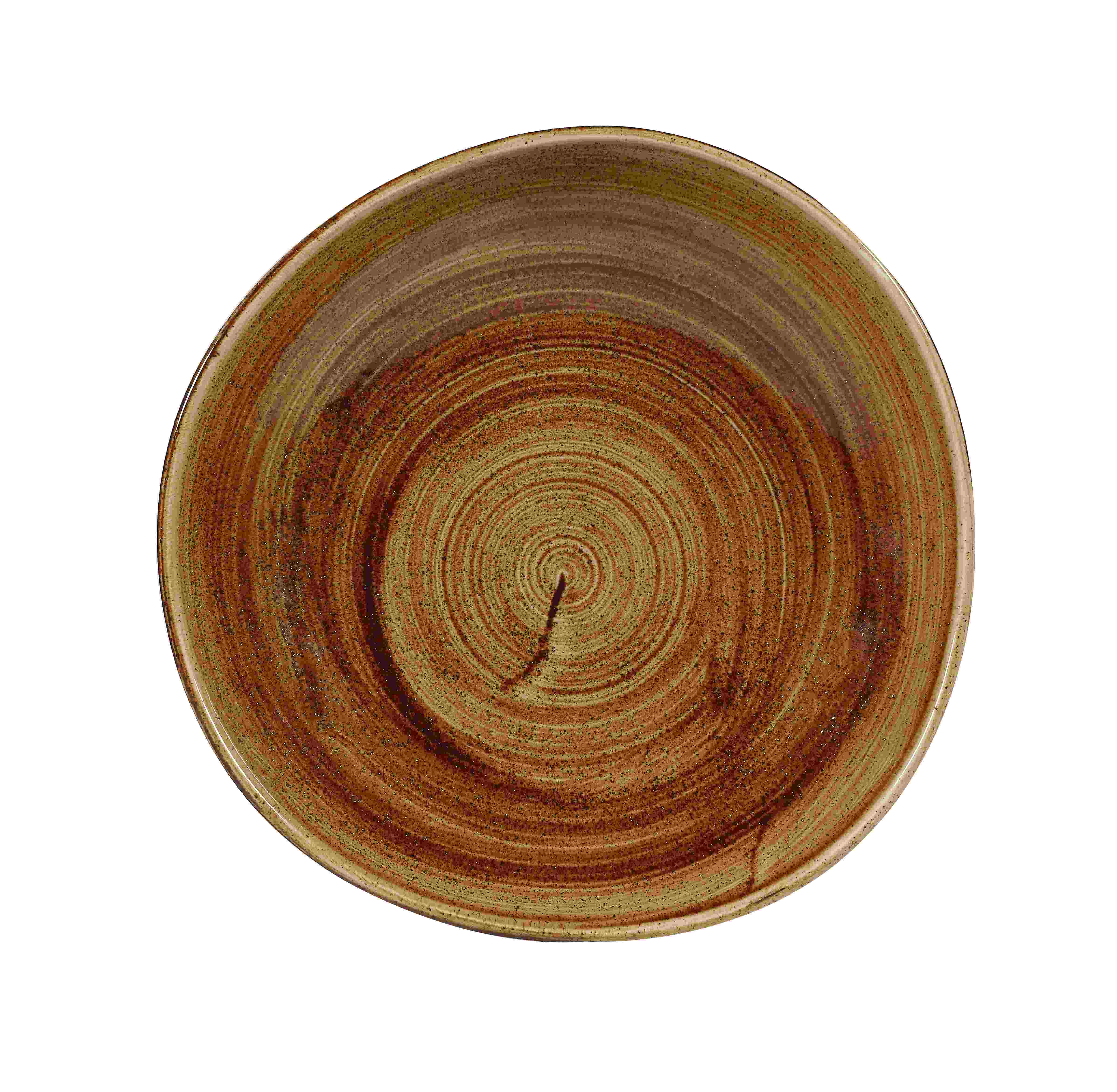 Teller tief Organic Ø 25.3 cm, Vintage Copper
