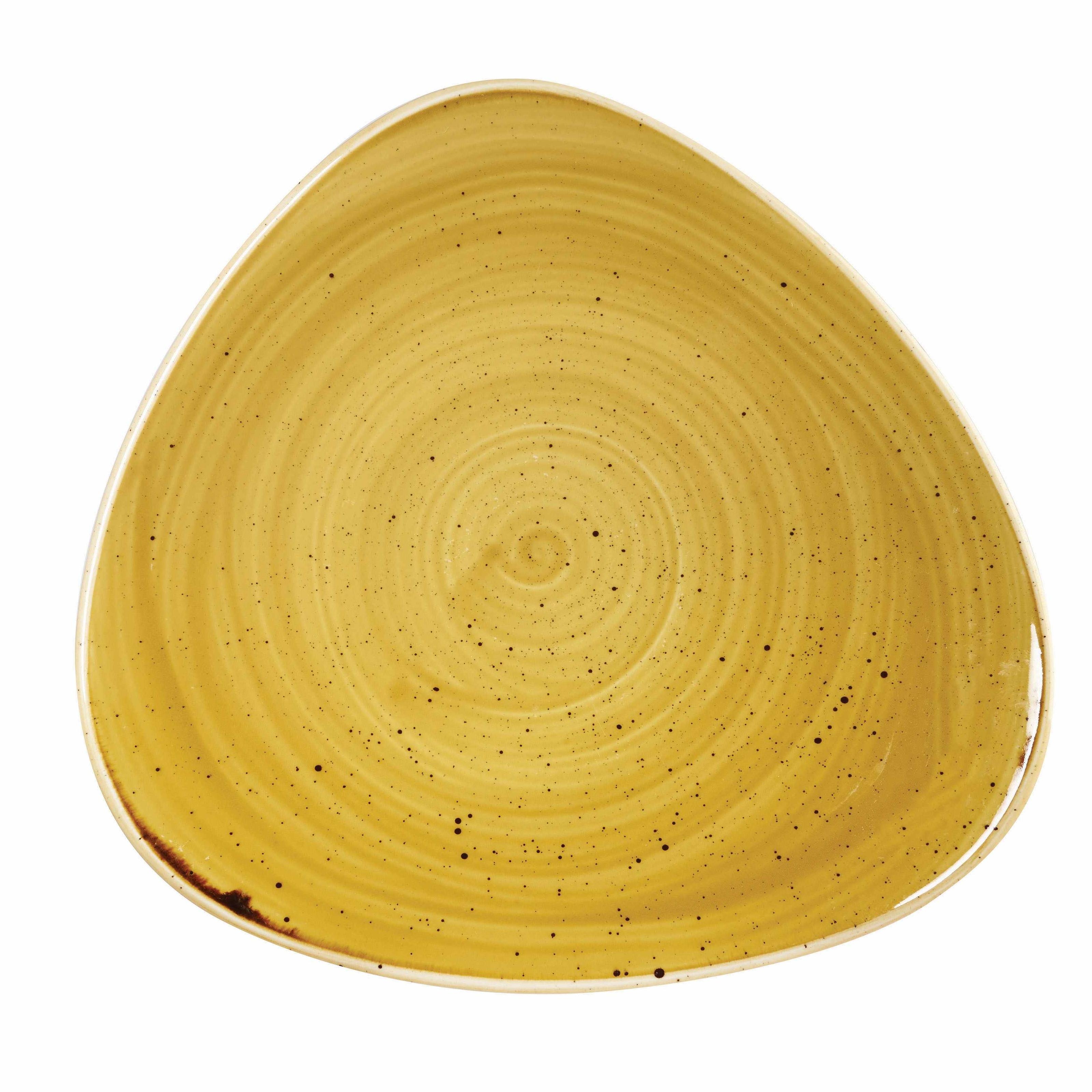 Teller Triangle Ø 31.1 cm, Mustard Seed Yellow